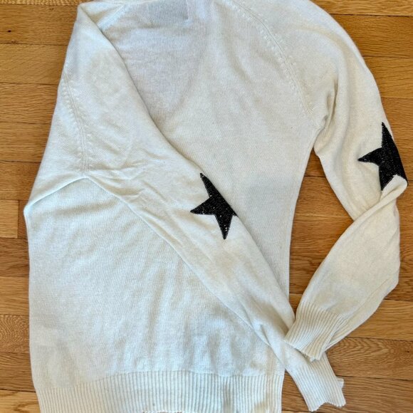 Wildfox, White Label Angora "Dream Sequin" Sweater, Size L - Picture 6 of 6